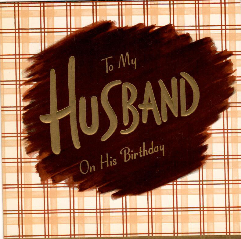 Husband’s Birthday